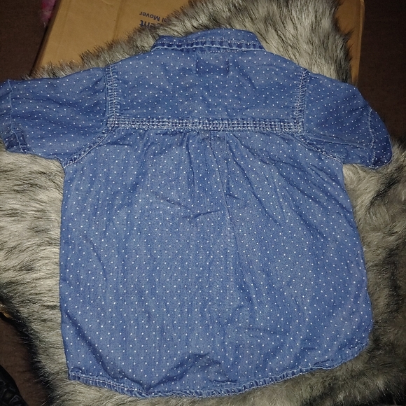 Life and Legend | 24M denim chambray button down shirt top boys infant baby - Picture 7 of 10
